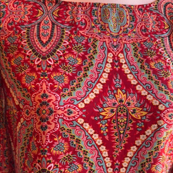 Fire Los Angeles Red and Pink Sheath Cocktail Dress - Picture 3 of 12